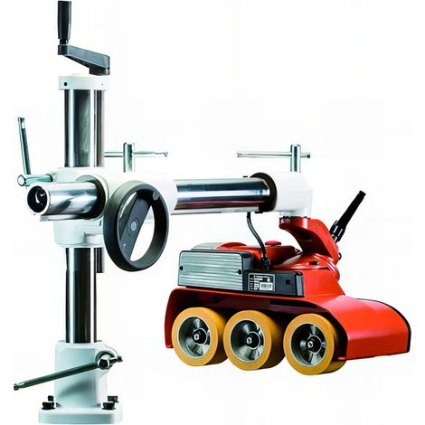 Entraîneur monophasé 3 rouleaux – bras 1 050 mm – pour toupie et combinée – moteur 400 W – vitesses réglables – avance électronique – Holzprofi