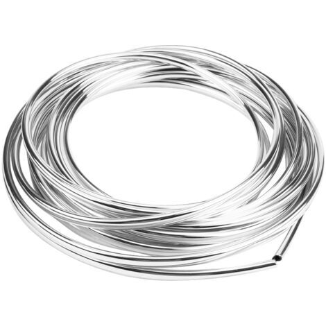 QORVA-Bande de garniture de moulage de bord de porte de voiture noire, 6m/19,7 pieds, protection contre les rayures, moule de couverture (argent)