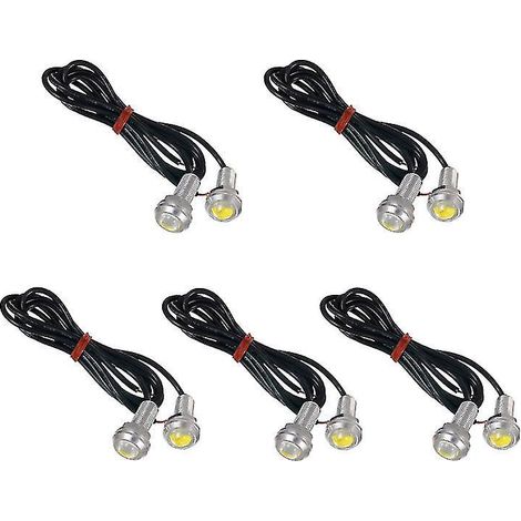 10 Stück 18mm LED-Leuchten
