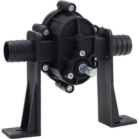 Mini pompe perceuse – Nosheir – Transfert eau huile diesel auto-amorçante – Pour jardin, piscine et nettoyage voiture – Noir (1/4)