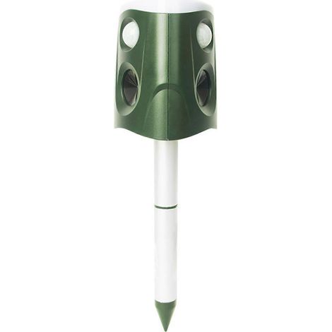 Répulsif à ultrasons pour animaux avec détecteur de mouvement PIR, rechargeable, pour la lutte antiparasitaire (1/5)