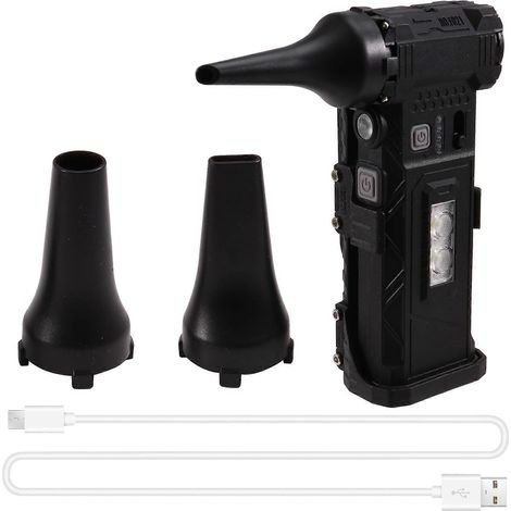 Turbo jet ventilateur avec lumière 110000RPM réglable Speed cheveux sèche-linge aspirateur air poussière souffleur (1/5)