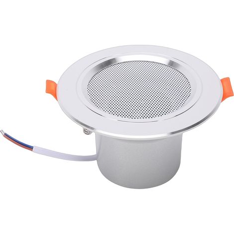 Decdeal Haut-parleur de plafond de 3 pouces, 10-12W, lecture de musique de fond, pour Home cinéma commercial (1/5)