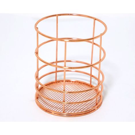 Polyvalent Porte-Crayons En Métal, Rangement De Brosse Cosmétique, Créatif Accessoires De Bureau Pour Maisons, Dortoirs(1Pcs) (1/5)