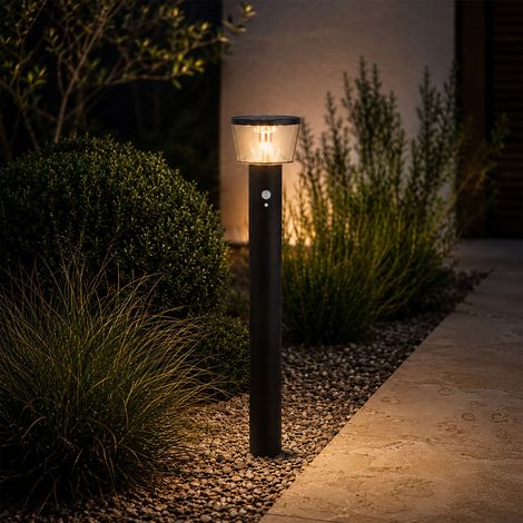 Borne solaire Sand 600 lumens 94 cm avec détecteur de mouvement