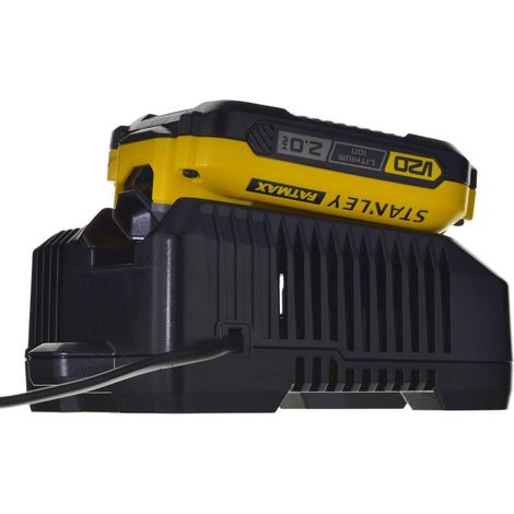 Stanley Herramientas - Taladro AKU de 18V, 2x batería 2,0 Ah Li-ion, cargador SFMCD710D2K-QW