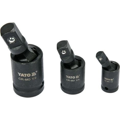 Juego de juntas de impacto de 1/4", 3/8" y 1/2" YT-10643 yato