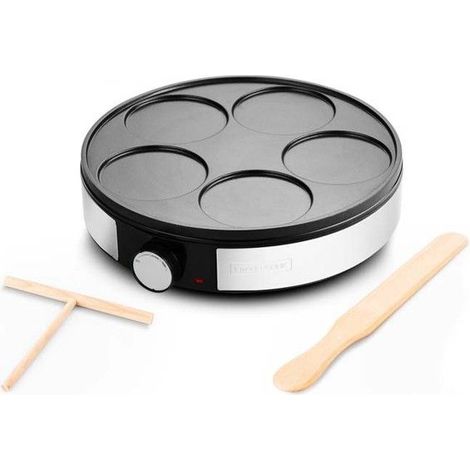 Kitchencook - Minicrepe Nx - Crêpière électrique 5 Mini Crêpes - 1200 W (1/5)