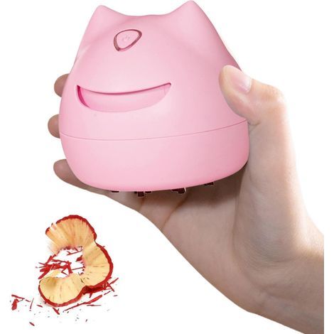 Mini aspirateur de table, aspirateur à forte aspiration - Mini aspirateur à miettes, rotatif à 360 degrés (1/5)
