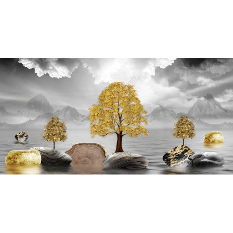 Papier peint panoramique - Arbres - 130 cm x 65 cm (1/2)