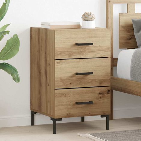 Bedside Cabinet Artisan Oak 40 x 40 x 66 cm Engineered Wood vidaXL (1/5)