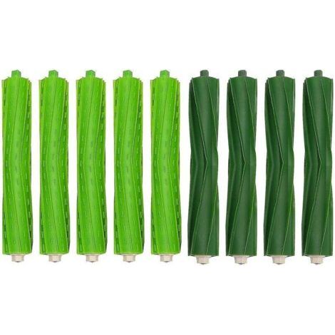 VURAHOME - Rouleaux de brosse 4pcs - Compatible iRobot Roomba série I7/I8/I7+/I8+ - Nettoyage robot optimal - Durables - Propriétaires de Roomba (1/4)