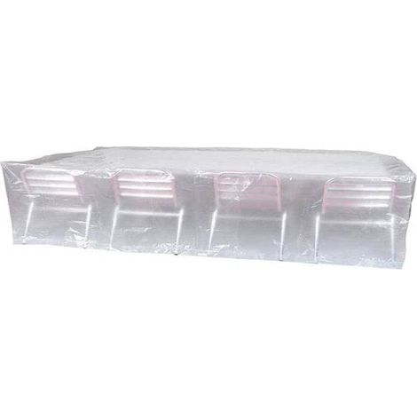 Housse 90g pour Table Rectangulaire 200x100xH80 cm - Protection Légère et Durable - Idéale pour Événements - D-Work