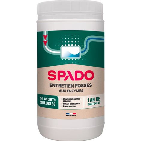 Limpieza biológica de inodoros y desagües, SPADO, 1 año SPADO