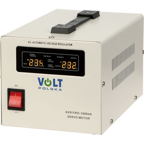 Stabilizzatore di tensione di rete AVR-PRO-1000VA volt Polonia (1/4)