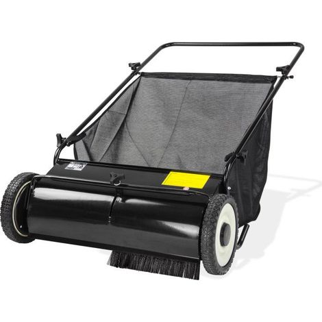 Dema – Souffleur filaire 650 mm – Puissance 1800W – Sac de 180 litres – Hauteur de rotation réglable – 4 brosses décalées de 90°