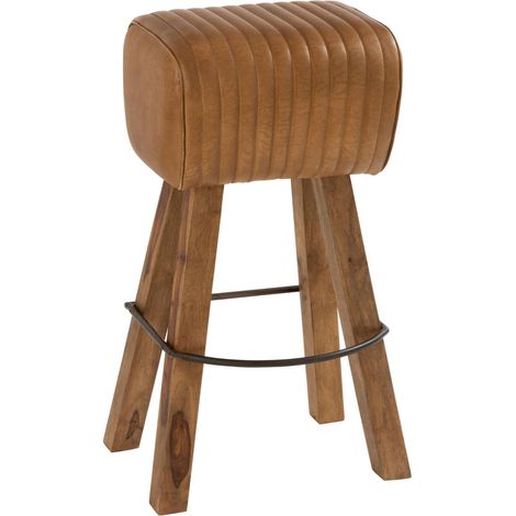 Tabouret Cheval d'arçon Hudson en Bois - Caramel, naturel (1/5)