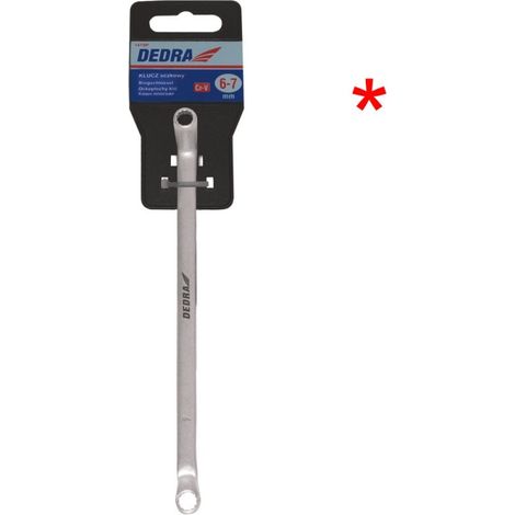Llave de anillo dedra 1428p acero cromo-vanadio 16x17mm