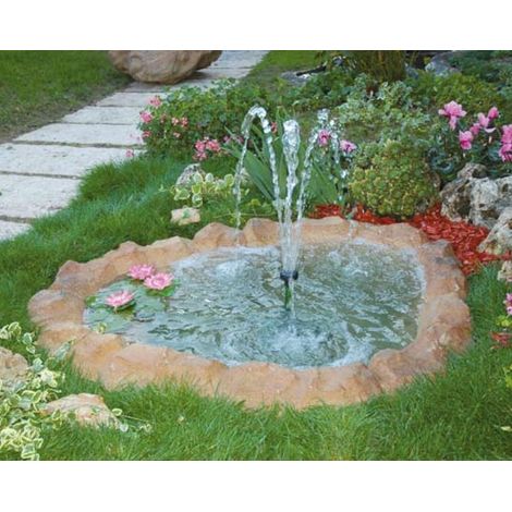 Laghetto preformato Poggio 135x118 cm, profondità 38 cm, 250 l (1/4)