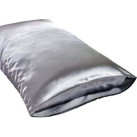 Taie d'oreiller gris argenté 4080cm style allemand pour oreillers orthopédiques et literie moderne (1/3)