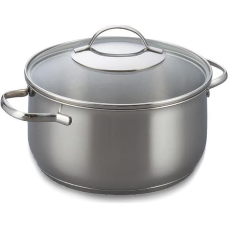 Olla para carne Riess con tapa de cristal 24 cm (1/2)