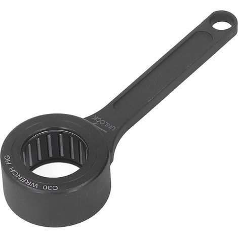 Clé à Roulement, clé à Molette en Acier 45, clé à Molette de Verrouillage Ferme, économie D'effort, clé à écrou à Main Portable avec Aiguille Ronde Intérieure pour Tour CNC (1/5)