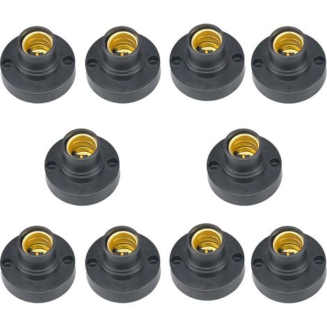 Adaptateur de Douille de Lampe - E14 Socle Adaptateur Douille pour Lampes LED, adaptateur (10) (1/5)