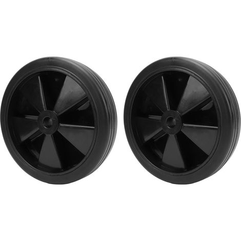 Air Compressor Wheels Universal Replacement for Air Compressor Wheels 150mm/6in, Non-Slip, Shock Resistant with Hole 12mm Diameter for Easy Mobility (1/5)