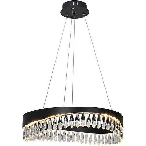 SELENE - LAMP Ø60 NEGRO-CRISTAL (1/4)