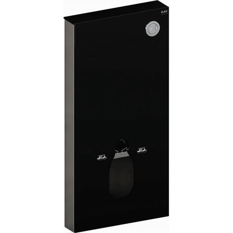 RAK Obelisk Black Cistern Cabinet for Wall Hung Toilet Pan - FS04RAKCABBLK (1/2)