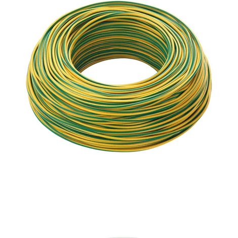 Cavo unipolare 1,5 GIALLO VERDE FS17 matassa 100 metri