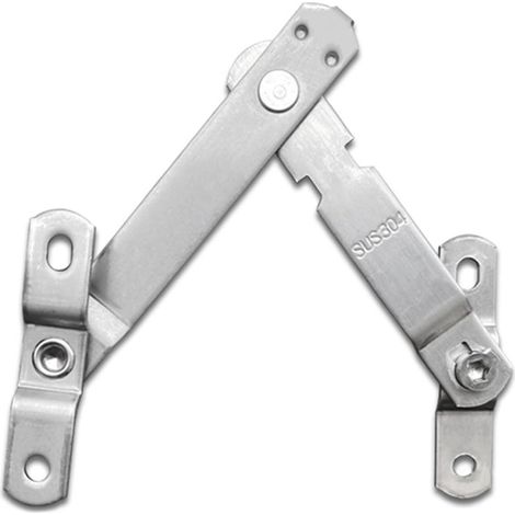 Butée de fenêtre pratique. Installation facile. Limiteur mince en (1/5)