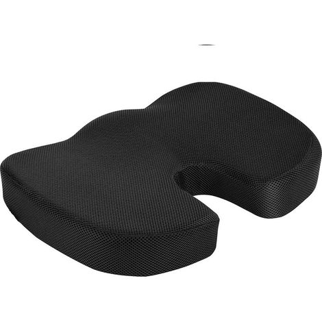 Cuscino BeauErgo FS in memory foam, cuscino ergonomico per sedile da ufficio o auto, 45x35x7 cm - Cuscino per coccige (1/5)