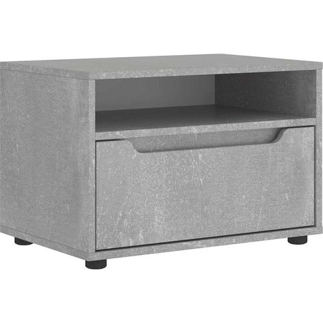 Maison Exclusive - TV-Schrank VISNES Betongrau 60x40x38 cm Holzwe (1/5)