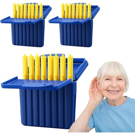 Set mit 24 Filtern für Hörgeräte,Geeignet für Starkey,Geeignet für Starkey,Ohrenschmalzschutz aus Kunststoff (1/2)