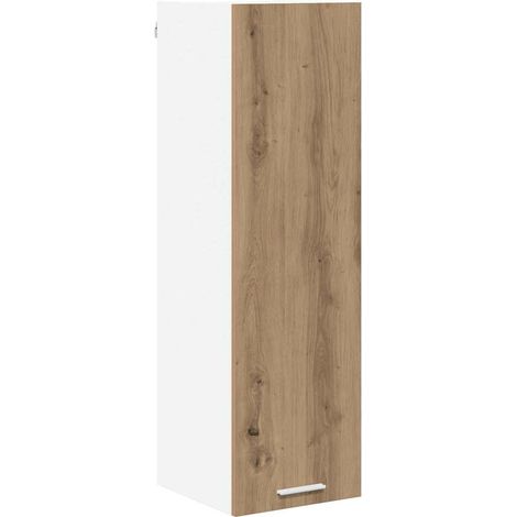 Maison Exclusive - Armadio pensile con porta Rovere artigianale 30 x 31 x 100 cm