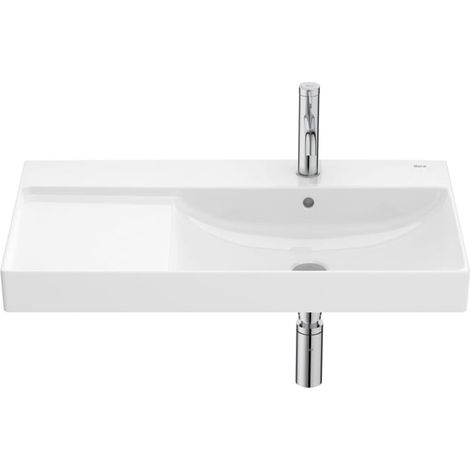 Roca Ona Waschtisch 80 x 46 cm, asymetrisch mit Becken rechts (1/3)