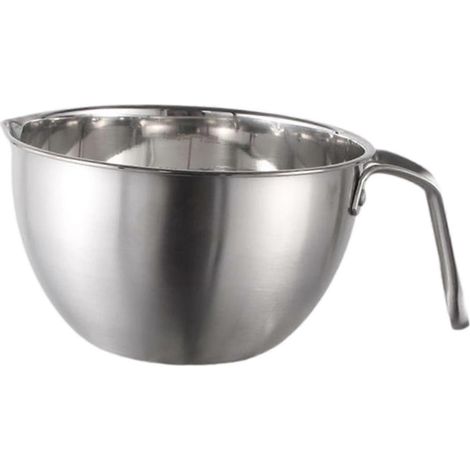 Schmelztopf aus Stahl, Kerzenschmelzkessel, flacher Boden, Küchengerät, leicht zu reinigen, Schmelztopf für die Restaurantküche-ID. 16cm (1/5)