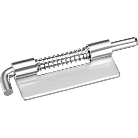 304 Edelstahl Möbel Fenster Feder Verriegelung Rechtshändig Torriegel Schlossriegel 3.7inch (1/2)