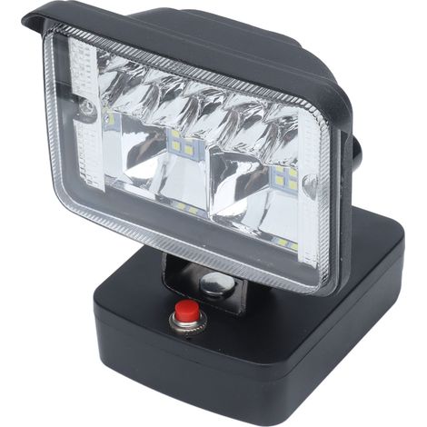 Projecteur LED Extérieur Puissant avec Flash, Compatible Batterie Lithium 18V Bosch Série BAT (1/5)