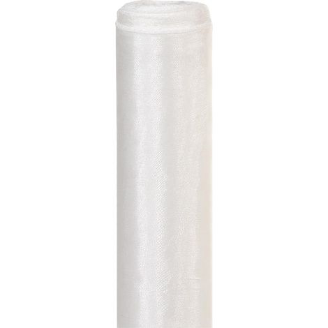Piovaccari Rotolo Organza Single Tone H 50 Cm L 9 Mt White