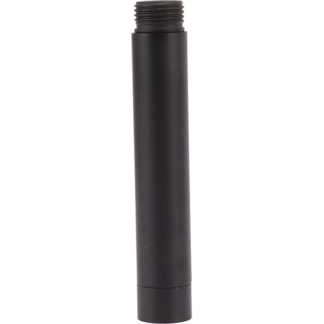 Duscharm aus Edelstahl, moderne und elegante Duschverlängerung fürs Badezimmer, schwarz (1/5)