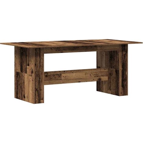 Maison Exclusive - Mesa de comedor de aglomerado madera envejecid (1/5)