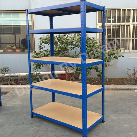 Super Strong 5 Leve 180cm Heavy Duty Metal Storage Shelf Rack Adjustable Garage Workshop Warehouse Shed Storage Shelving (1/5)
