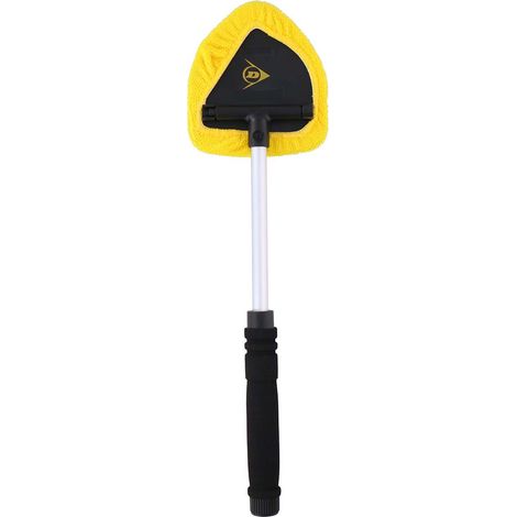 DUNLOP Raclette de Vitre Télescopique 28-47cm - Nettoyage Facile Vitres & Miroirs, Poignée Ergonomique & Antidérapante