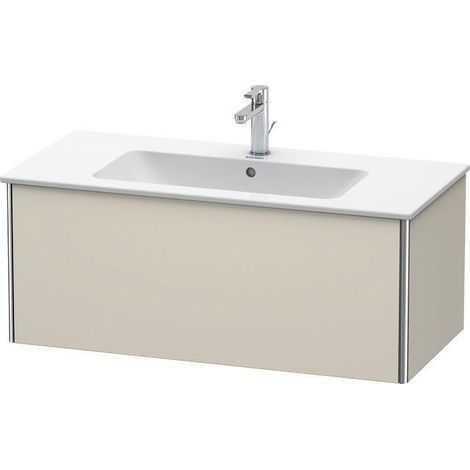 Meuble-lavabo XSQUARE 400x610x478mm taupe supermat