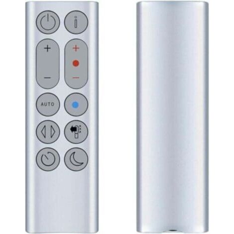 Télécommande de remplacement pour ventilateur de chauffage/purificateur d'air Dyson Pure Hot + Cool HP04 HP05 HP06 HP09 HP4A (couleur : argent) (1/4)