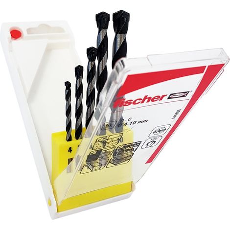 Set 5 punte trapano muro SDX 4-5-6-8-10mm (D-C) (1/8)