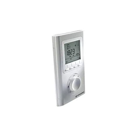 Giacomini – Thermostat programmable pour plancher chauffant 230V – Grand afficheur LCD – Programmation hebdomadaire et journalière – Mode hors-gel
