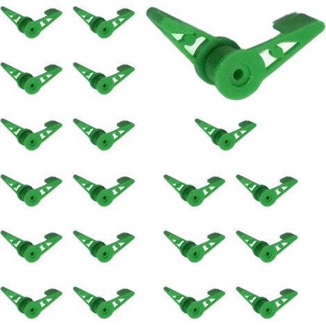 20-teiliges Pflanzenbiege-Set, 360 Grad verstellbar, Astbiege-Clip, DIY-Werkzeug, Trainingsclip, für Kletterpflanzen, Blumen und anderes Gartenzubehör. (1/4)